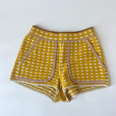 Pre-owned M Missoni Yellow Shorts In Default Title