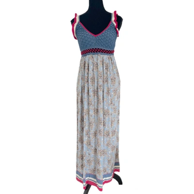 Pre-owned Twinset Printed Maxi Dress In Default Title