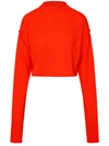 SPORTMAX SPORTMAX ORANGE CASHMERE BLEND MAIORCA SWEATER