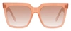 Celine Cl 4055 In 72f Square Sunglasses In Brown