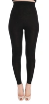 Dolce & Gabbana Gray Cashmere Stretch Tights In Gray