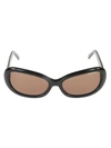 Dmy By Dmy Black Andy Sunglasses In Black