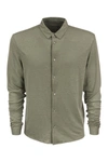 MAJESTIC MAJESTIC FILATURES LONG-SLEEVED LINEN SHIRT