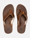 United Legwear Men's One And Only Leather Sandal In Brown