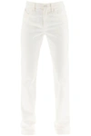 Attico Slim-cut Denim Jeans In White