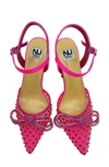 Lady Couture Gloria Embellished Pump In Fuchsia
