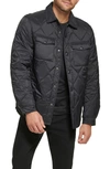 CALVIN KLEIN WATER RESISTANT QUILTED SHIRT JACKET