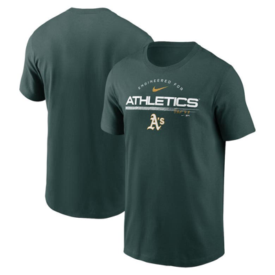 Nike Green Oakland Athletics Team Engineered Performance T-shirt