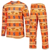 CONCEPTS SPORT CONCEPTS SPORT ORANGE SYRACUSE ORANGE SWIVEL LONG SLEEVE T-SHIRT & PANTS SLEEP SET