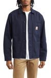 CARHARTT WESLEY COTTON BUTTON-UP UTILITY JACKET