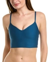 SINCERELY JULES FOR BANDIER SINCERELY JULES BY BANDIER LOTUS SWEETHEART LONGLINE SPORTS BRA