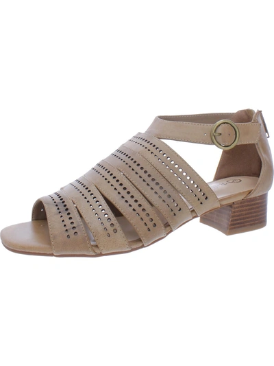Bella Vita Betsy Womens Leather Perforated Gladiator Sandals In Multi