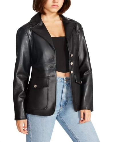 Steve Madden Ivy Blazer Jacket In Black