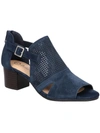 Bella Vita Illiana Womens Leather Perforated Block Heel In Multi