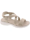 Easy Spirit Treasur 2 Womens Ankle Strap Heeled Wedge Sandals In Multi