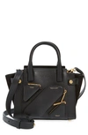 Off-white Small City Leather Tote In Black