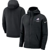 NIKE NIKE BLACK TCU HORNED FROGS CLUB FULL-ZIP HOODIE