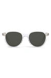 Dior Men's In R1i 52 Mm Round Sunglasses In Crystal Brown Mirror
