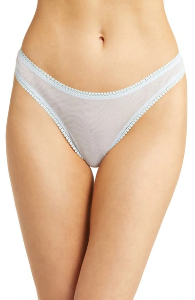 On Gossamer Hip-g Mesh Thong In Light Breeze