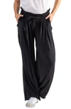 CACHE COEUR SAHEL SMOCKED TWILL MATERNITY PANTS