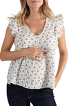 Cache Coeur Butterfly Top For Pregnancy And Breastfeeding Suzanne In Flowers