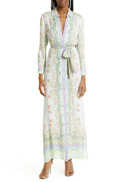 Alice And Olivia Women's Chassidy Floral Maxi Shirtdress In Multicoloured