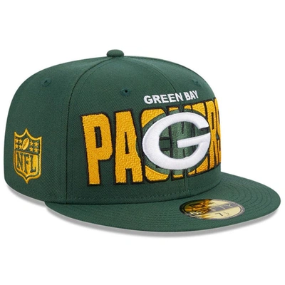 NEW ERA NEW ERA GREEN GREEN BAY PACKERS 2023 NFL DRAFT 59FIFTY FITTED HAT