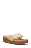 Donald Pliner Fifi Platform Sandal In Platino