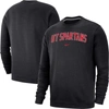 Nike Black Tampa Spartans Arch Club Fleece Pullover Sweatshirt In Black