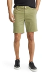 Ag Wanderer 8.5-inch Stretch Cotton Chino Shorts In Cavalry Se