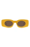 Loewe X Paula's Ibiza Original Square-frame Sunglasses In Yellow