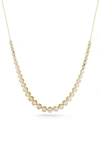 Dana Rebecca Designs Lulu Jack Diamond Frontal Necklace In Yellow Gold/ Diamond
