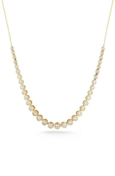 Dana Rebecca Designs Lulu Jack Diamond Frontal Necklace In Yellow Gold/ Diamond