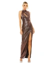 MAC DUGGAL HIGH NECK SLEEVELESS GOWN