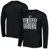 NEW ERA NEW ERA BLACK LAS VEGAS RAIDERS COMBINE AUTHENTIC OFFSIDES LONG SLEEVE T-SHIRT