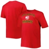 PROFILE RED ATLANTA HAWKS BIG & TALL HEART & SOUL T-SHIRT