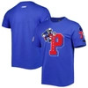 Pro Standard Royal Philadelphia 76ers Mash Up Capsule T-shirt In Royal