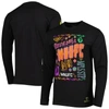 Mitchell & Ness Men's  Black Minnesota United Fc Papel Picado Long Sleeve T-shirt In Black
