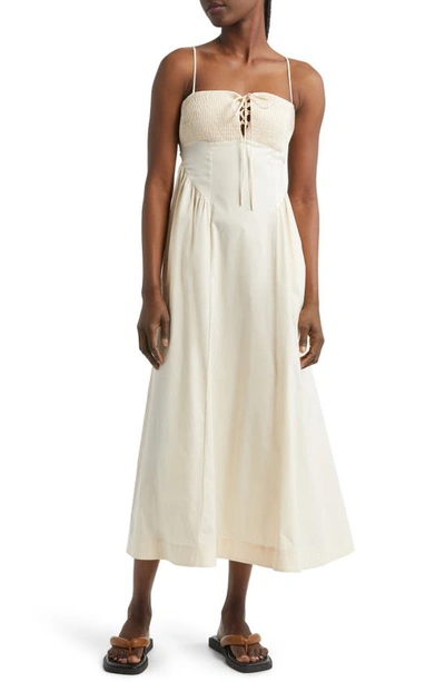 Free People Fifi Smocked Dress In Ivory