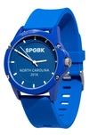 Spgbk Watches Unisex Bronco Three Hand Quartz Blue Silicone Watch, 44mm In Royal Blue