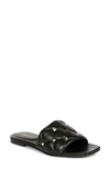 SAINT G LUDOVICA STUDDED SLIDE SANDAL