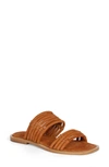 Saint G Zoya Slide Sandal In Brown