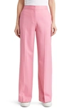 ARGENT STRETCH WOOL WIDE LEG TROUSERS