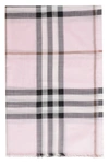BURBERRY BURBERRY WOOL AND SILK SCARF
