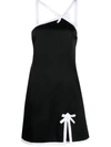 Msgm Woman Short Dress Black Size 8 Viscose In Black