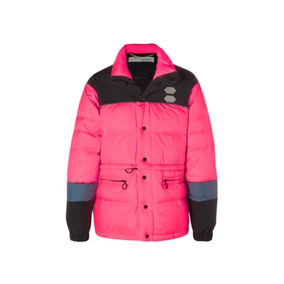 Off-white Down Jacket In Pink