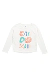 OPEN EDIT KIDS' LONG SLEEVE ORGANIC COTTON T-SHIRT