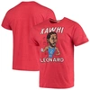 Homage Kawhi Leonard Red La Clippers Caricature Tri-blend T-shirt In Red