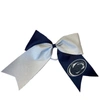 USA LICENSED BOWS PENN STATE NITTANY LIONS JUMBO GLITTER BOW WITH PONYTAIL HOLDER