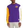 TOMMY JEANS TOMMY JEANS PURPLE LOS ANGELES LAKERS RICHIE COLOR BLOCK LONG SLEEVE T-SHIRT